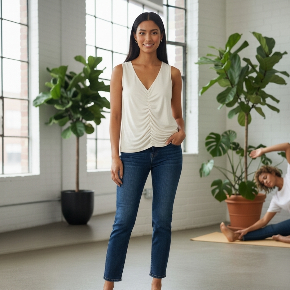 Bannana Republic Semi-Sheer Blouse